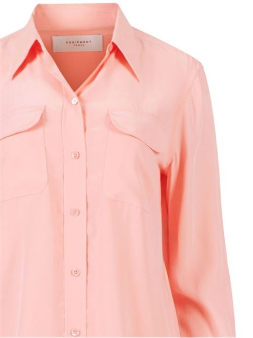 Flamingo pink silk woman shirt Equipment | Q23E231FLAMINGO PINK